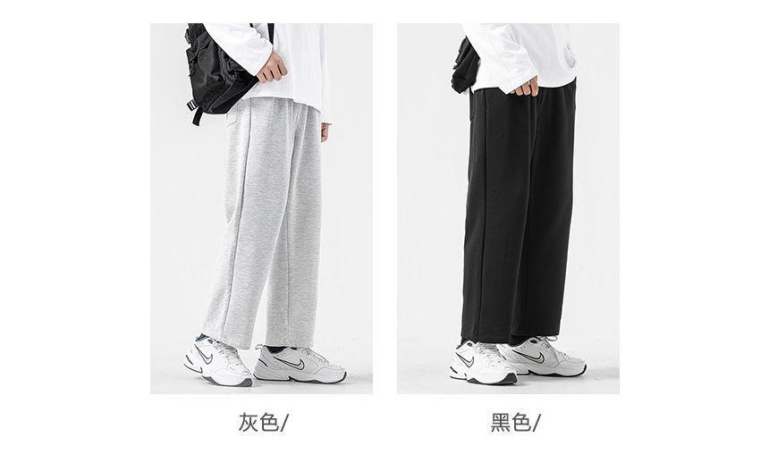 Straight Leg Cropped Sweatpants Product Image