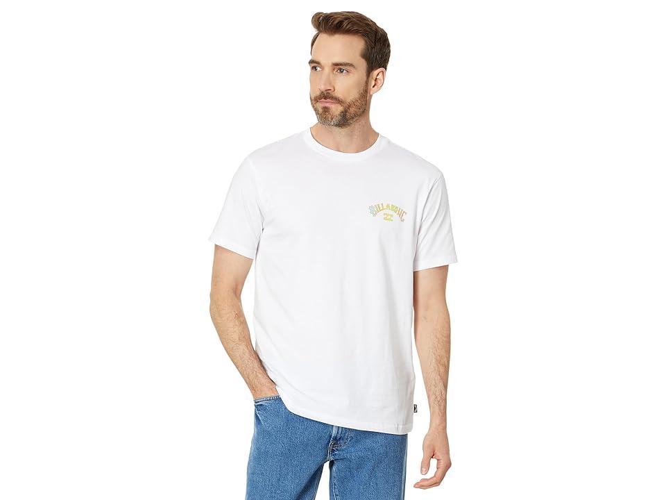 Billabong Arch Fill Short Sleeve Tee (White 2) Men's Clothing Product Image