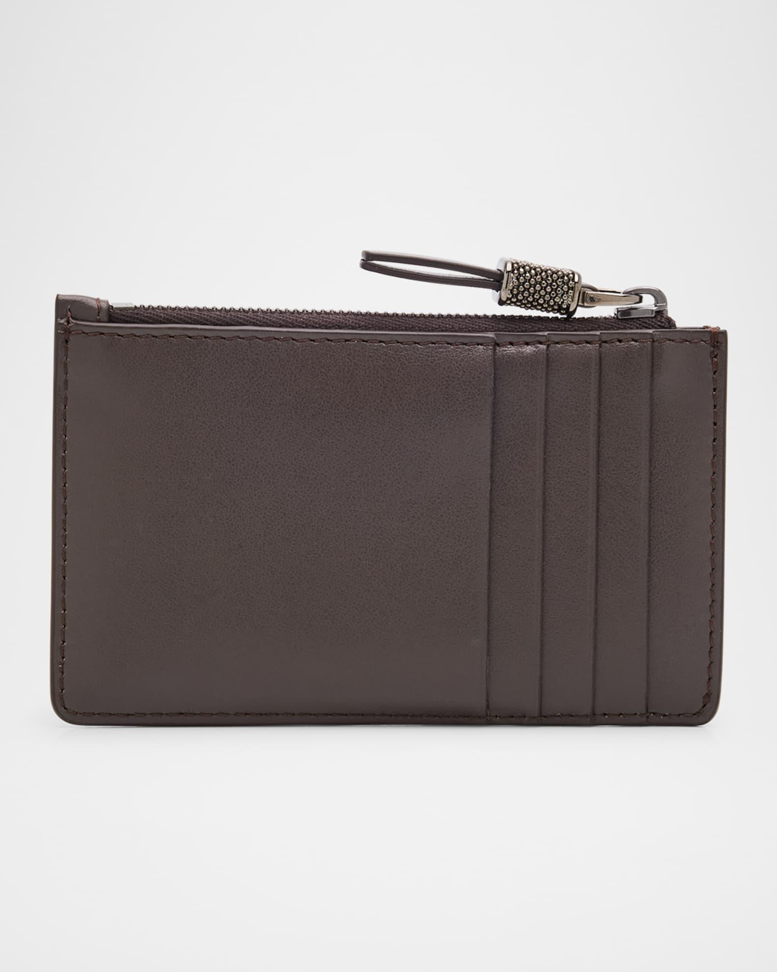 Monili Zip Leather Wallet  Product Image