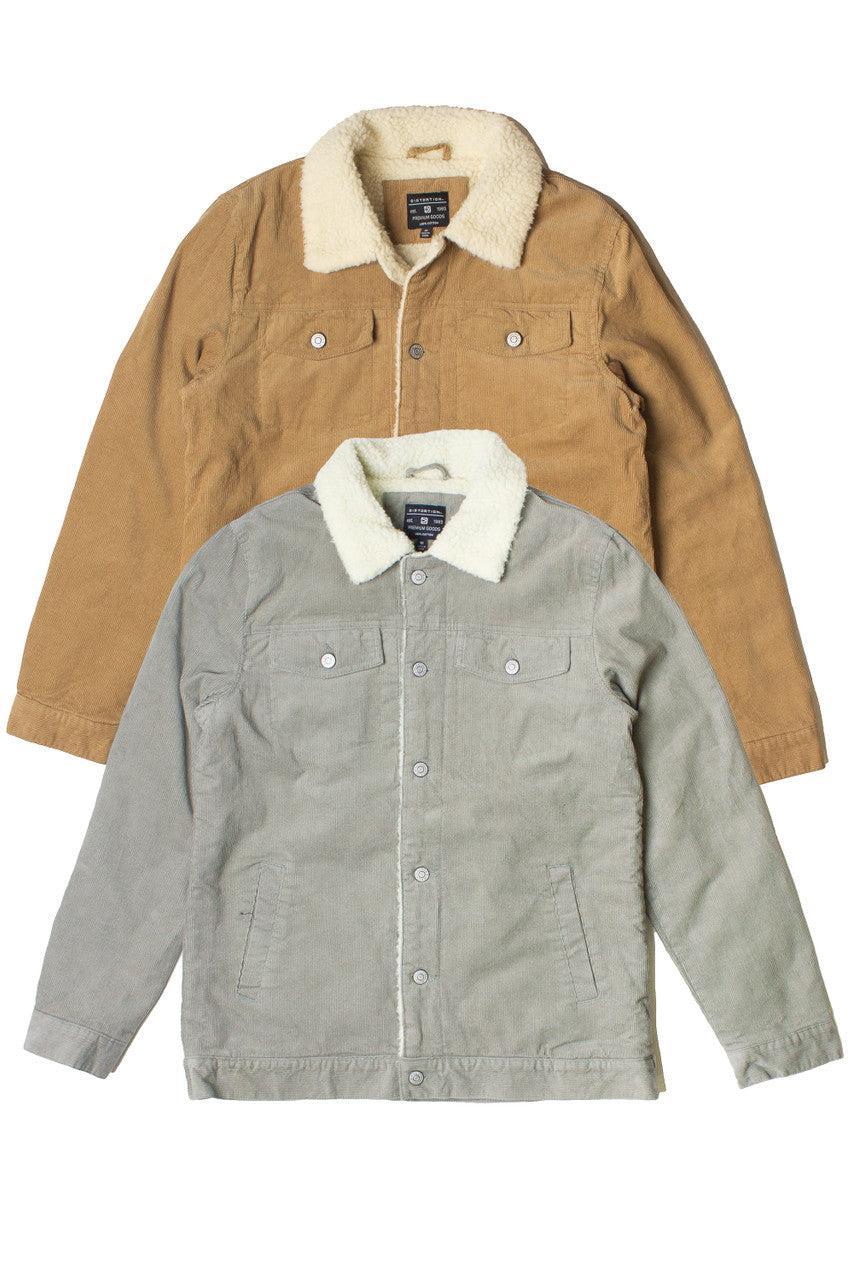Corduroy Sherpa Lined Trucker Jacket Product Image