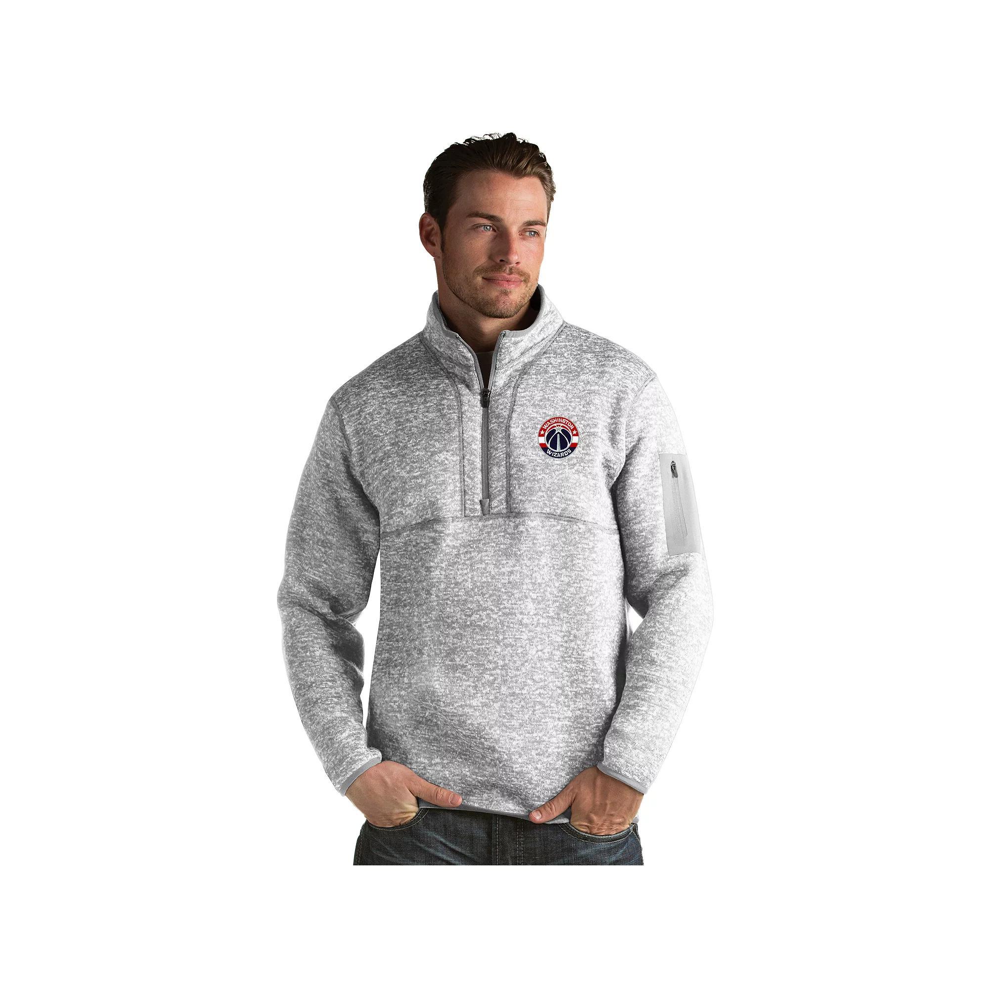 Men's Antigua Minnesota Timberwolves Fortune Pullover, Size: 3XL, Light Gray Grey Product Image