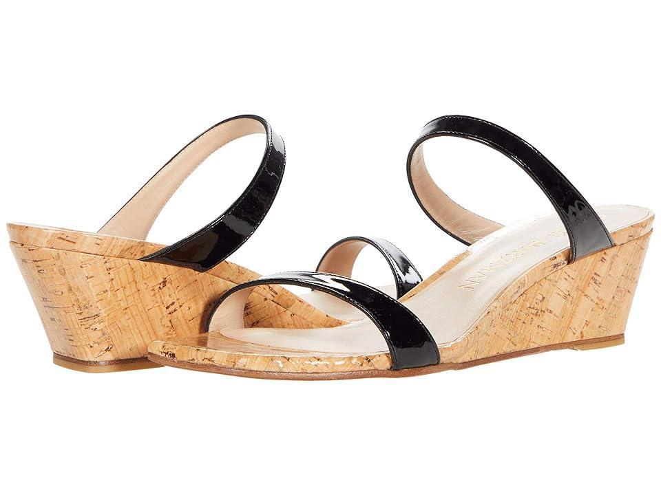 Aleena Patent Two Band Wedge Sandals Product Image