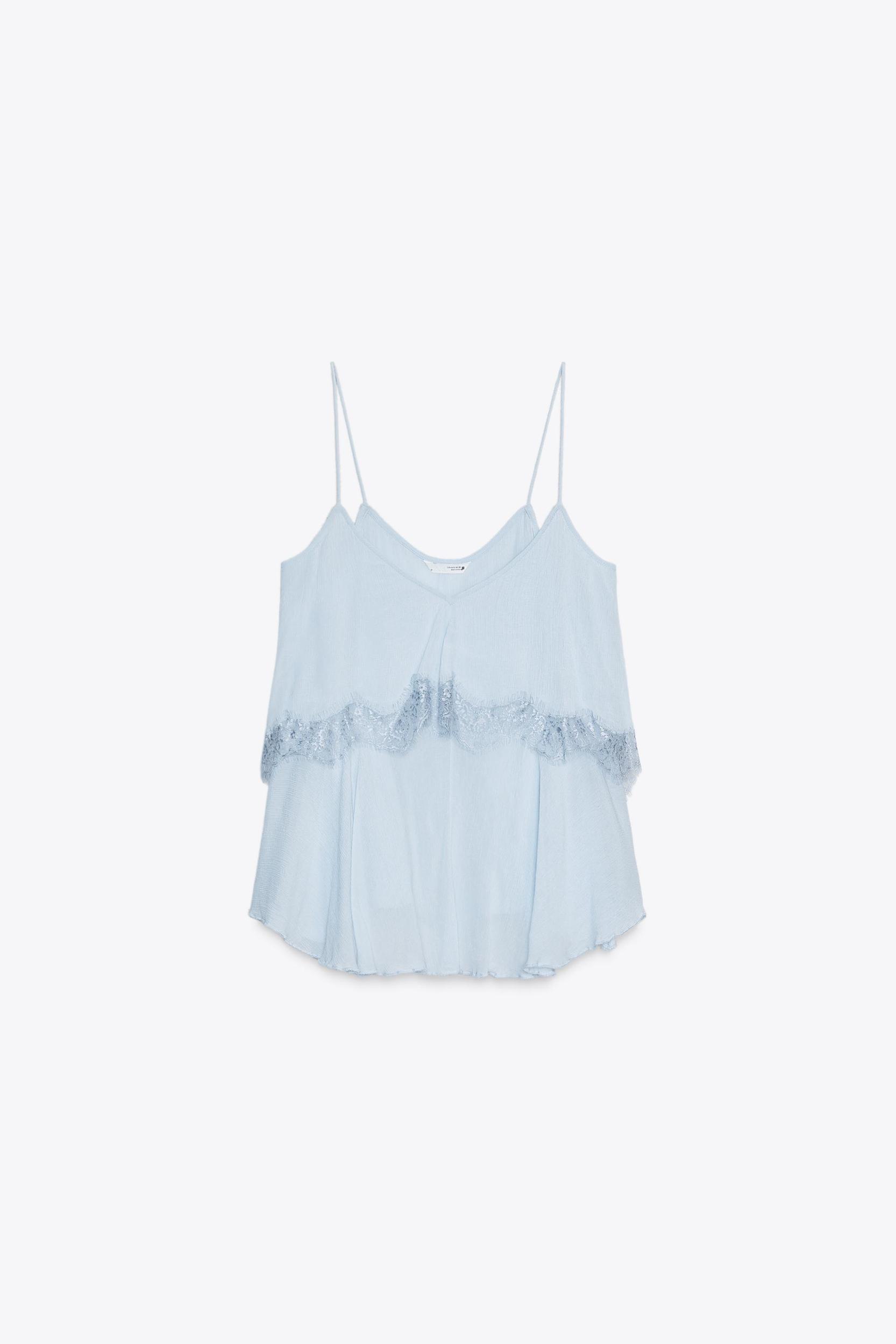 LACE TRIM CAMISOLE TOP Product Image