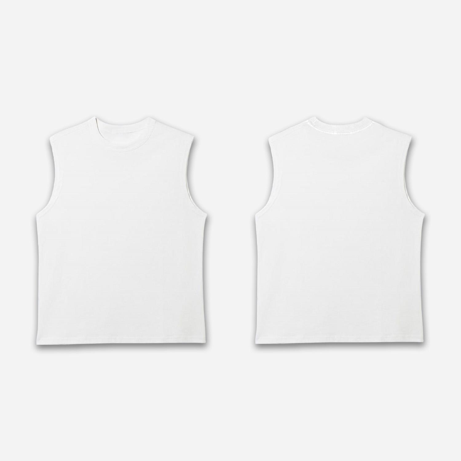 Sopula Men's Oversized Heavyweight Cotton Tank Tops Sleeveless Shirt Product Image