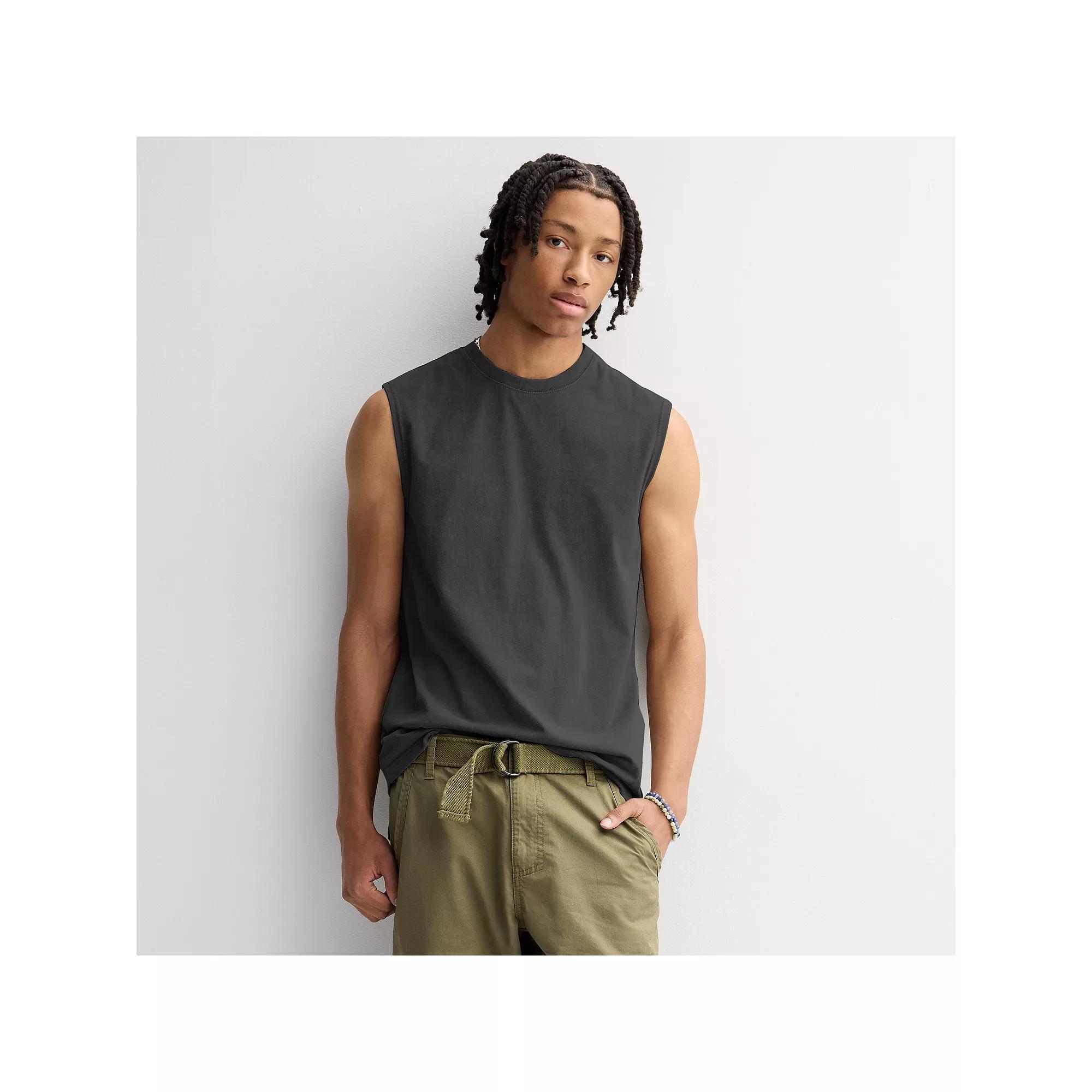 Men's Hollywood Muscle Tank Top, Size: Large, Black Product Image