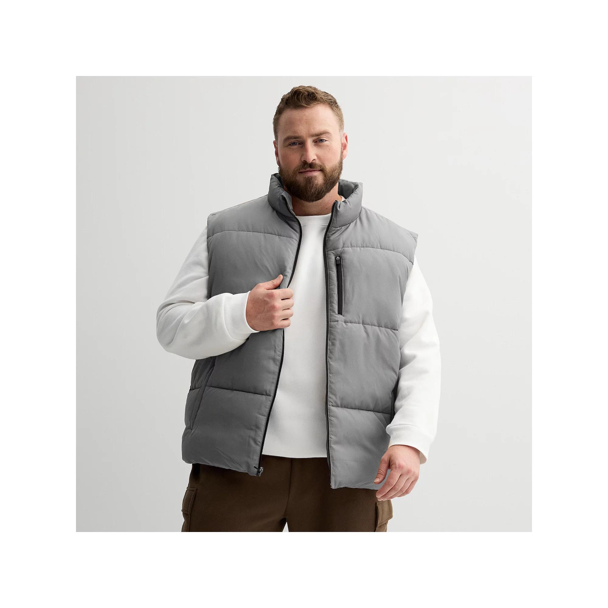 Big & Tall Tek Gear® Insulated Puffer Vest, Men's,  Product Image