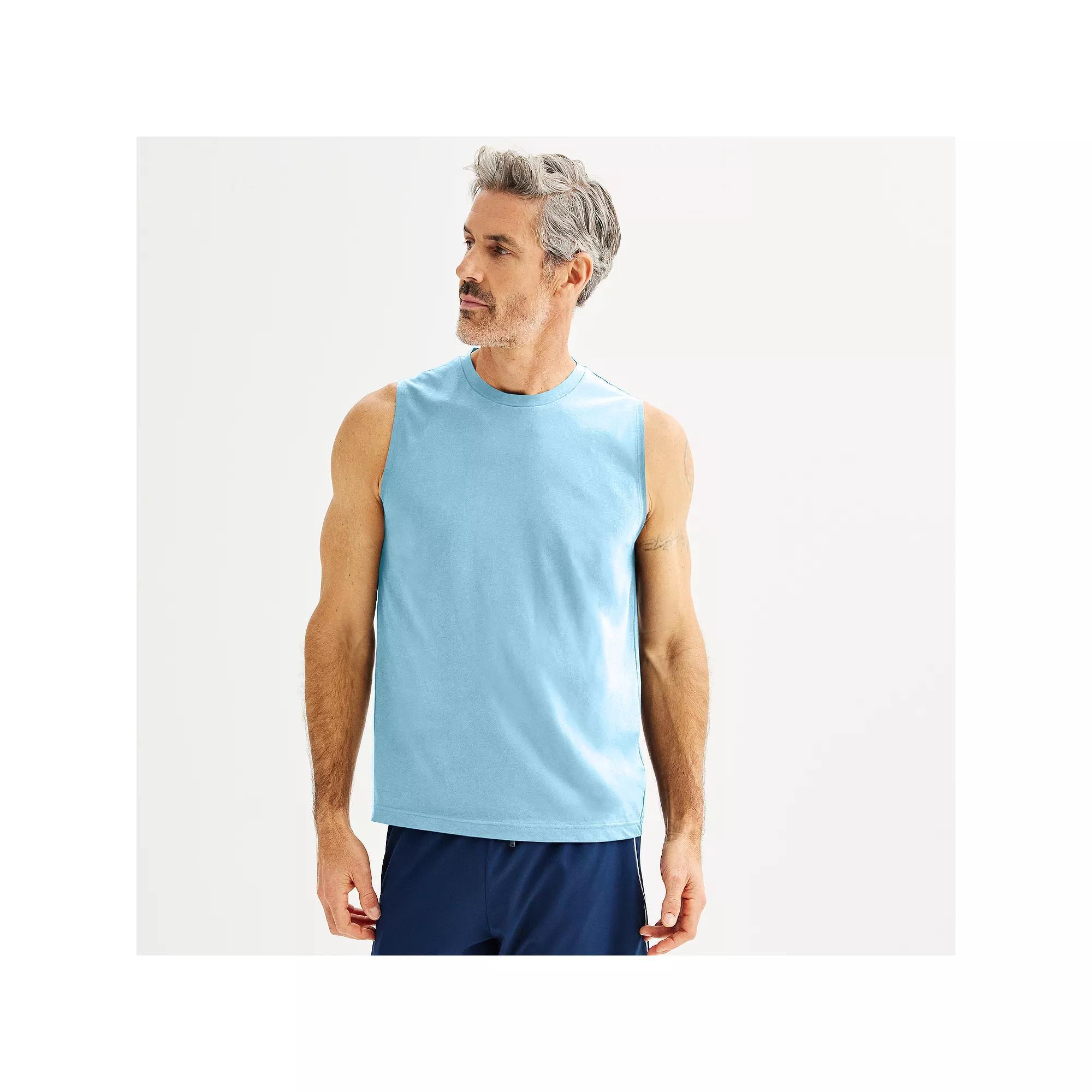 Men's Tek Gear® Essential Muscle Tank, Size: Small, Blue Geneva Product Image
