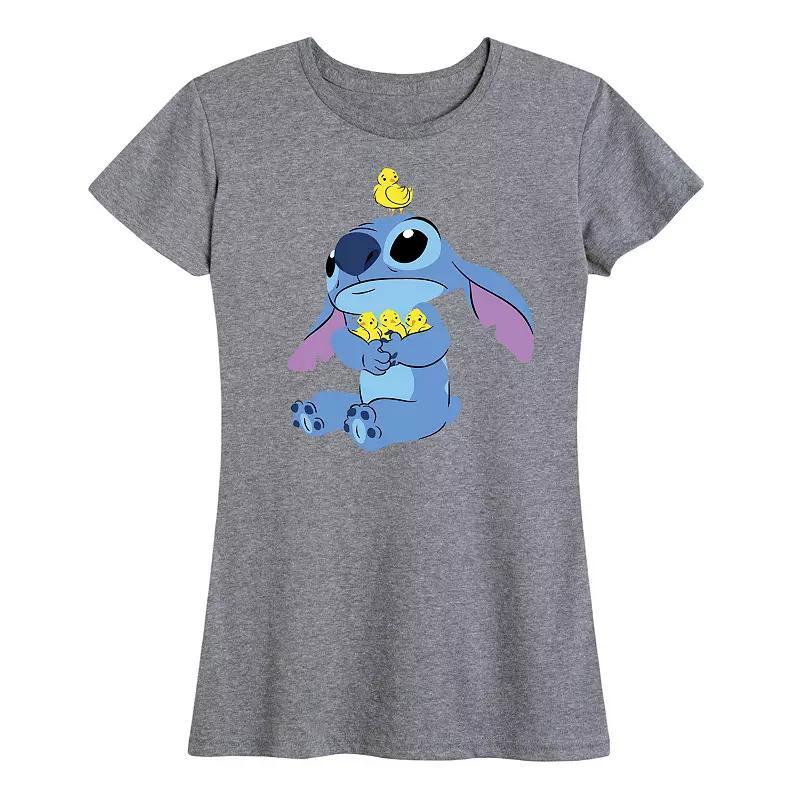 Disney's Lilo & Stitch Women's Chicks Graphic Tee, Size: XXL, White Product Image