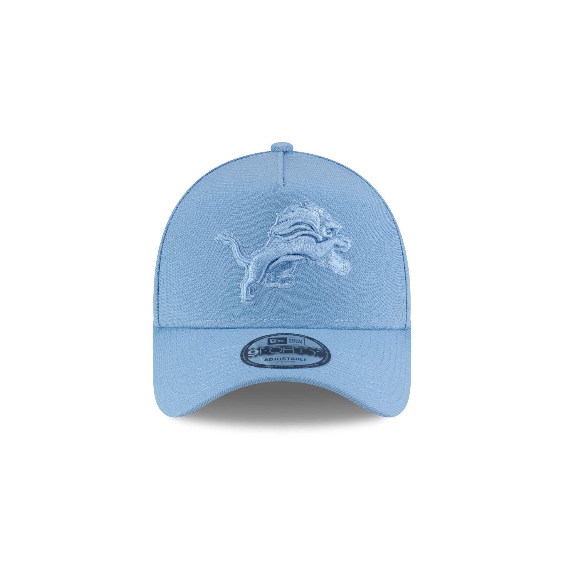 Detroit Lions Sky Blue 9FORTY A-Frame Snapback Hat Male Product Image