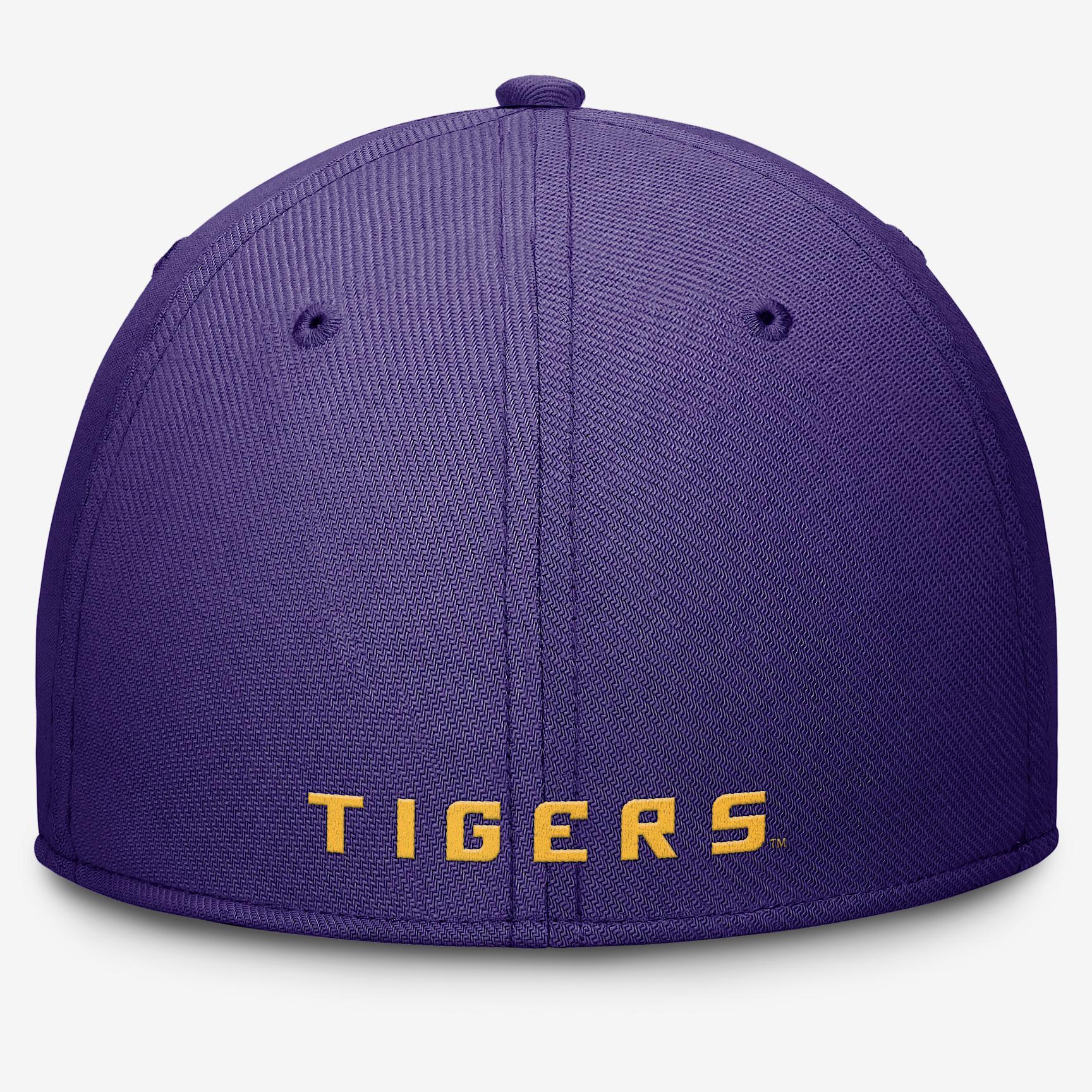 LSU Tigers On-Field Swoosh Nike Mens Dri-FIT College Hat | NC0351LLSN-JHP Product Image