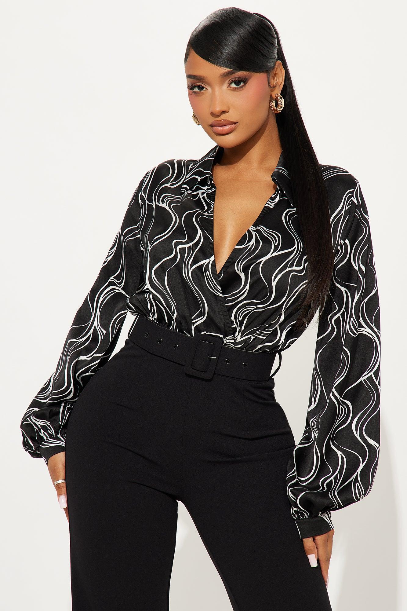 Corporate Girly Jumpsuit - Black/combo Product Image