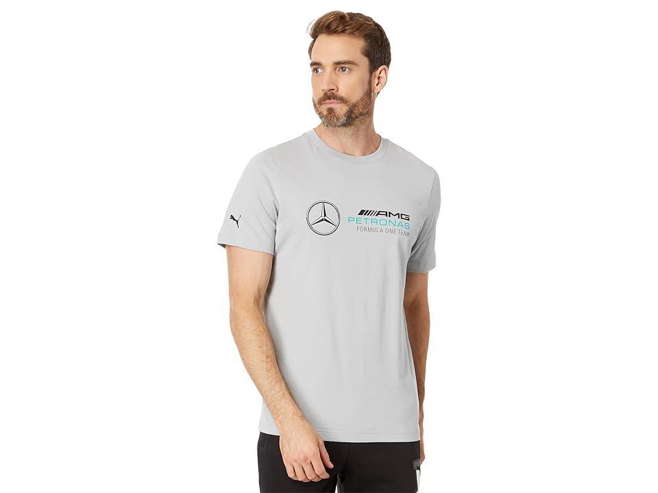 PUMA Mercedes AMG Petronas Essentials Logo Tee (Mercedes Team Silver) Men's T Shirt Product Image