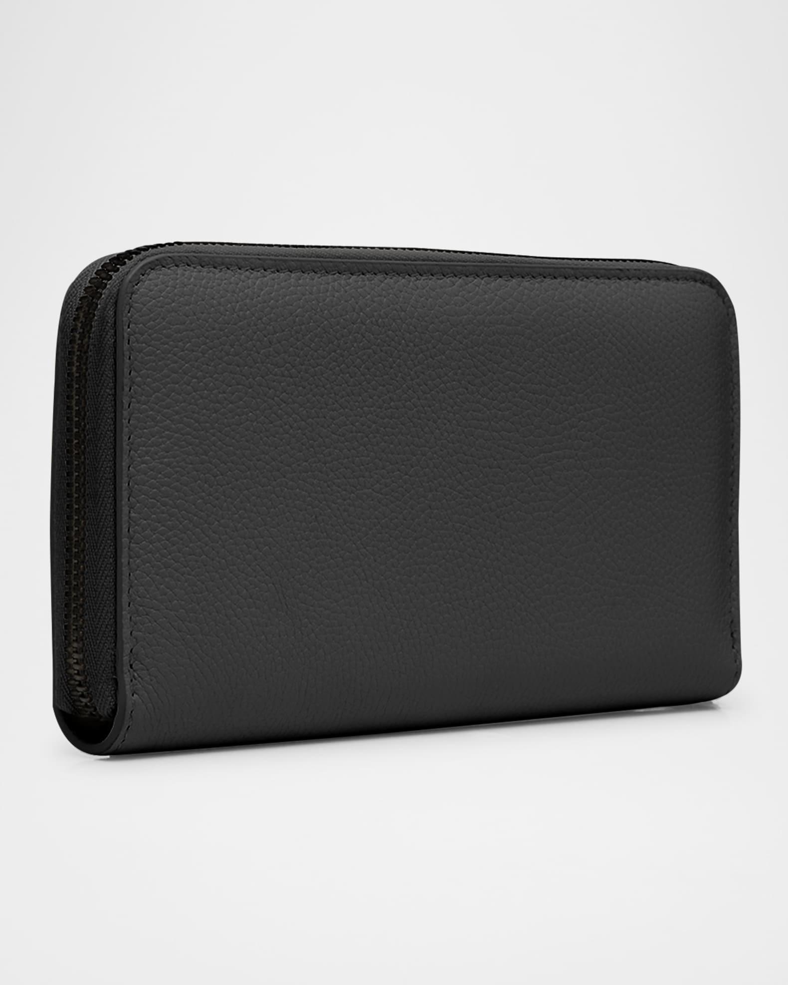 Zip Leather Continental Wallet Product Image