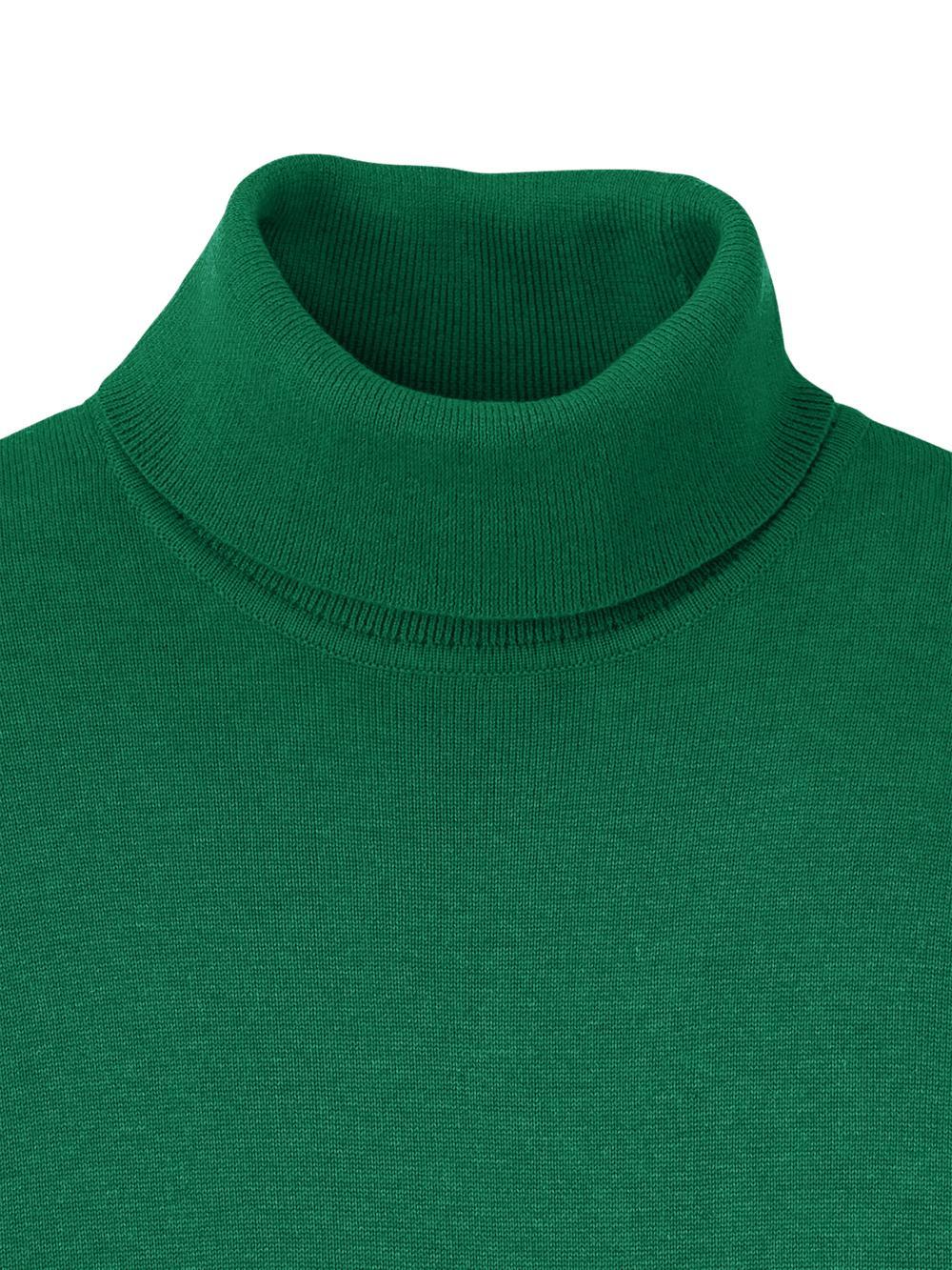 Supima Cotton Turtleneck - Blue Product Image