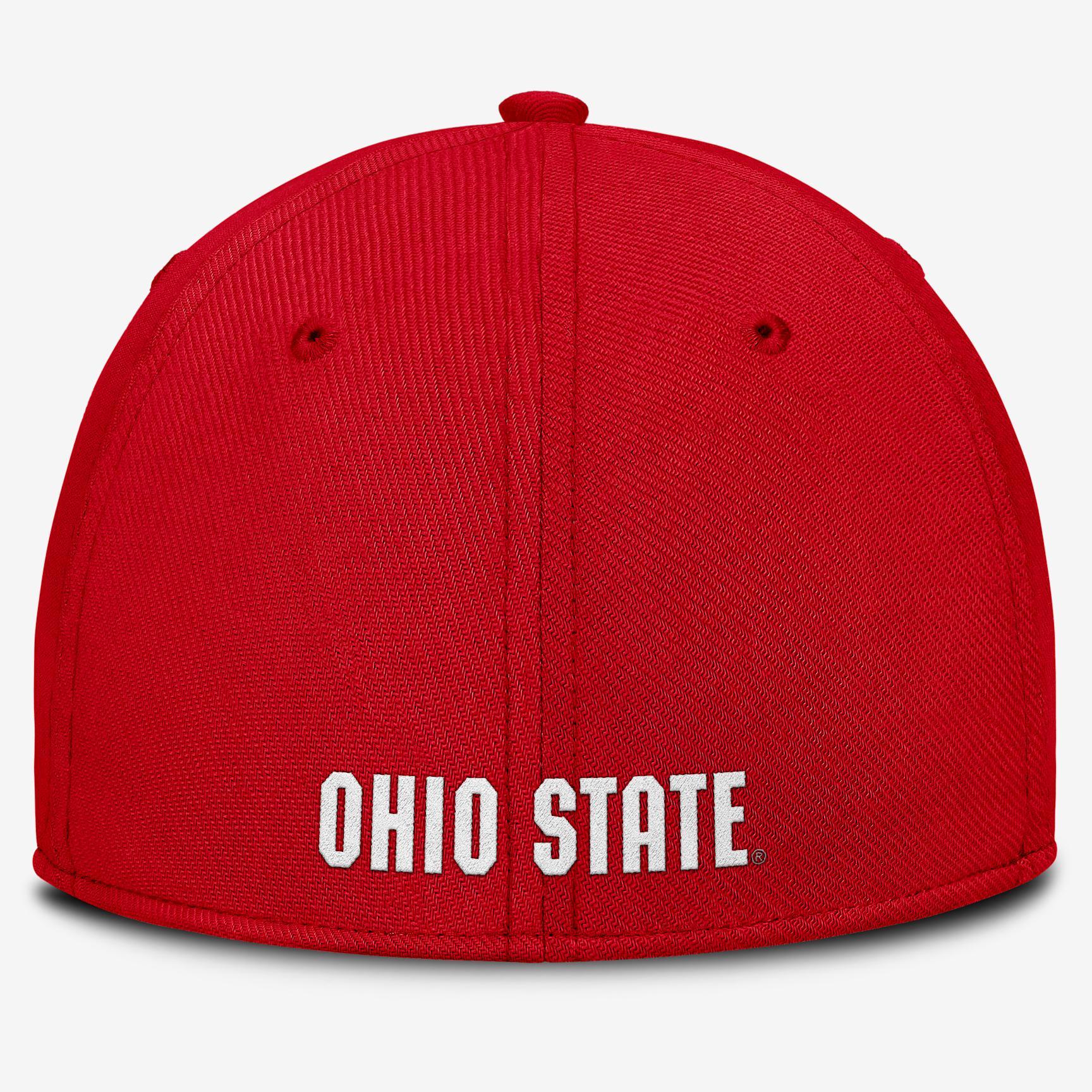 Ohio State On-Field Rise Swoosh Men's Nike Dri-FIT College Hat Product Image
