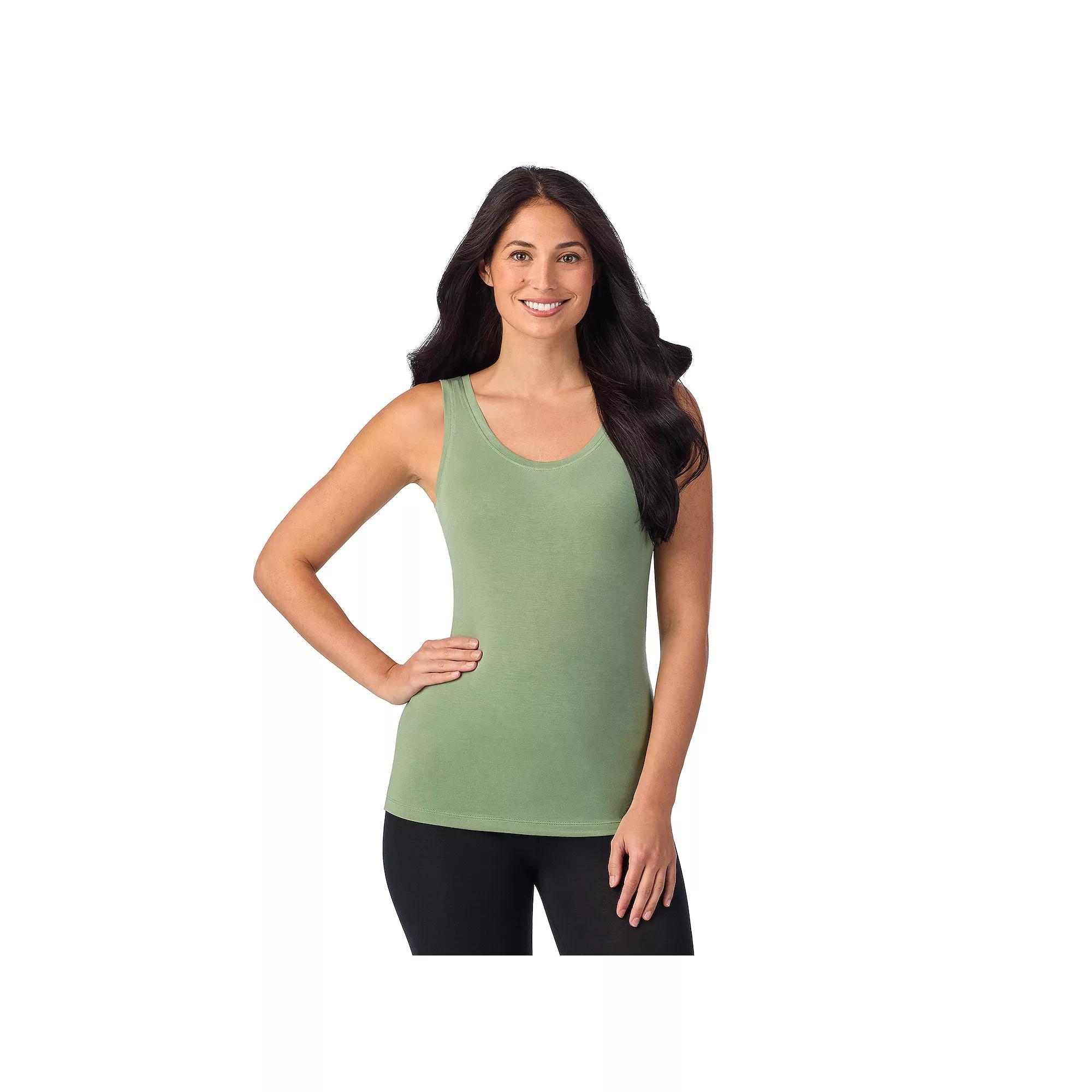 Womens Cuddl Duds Reversible Softwear with Stretch Tank Top Product Image