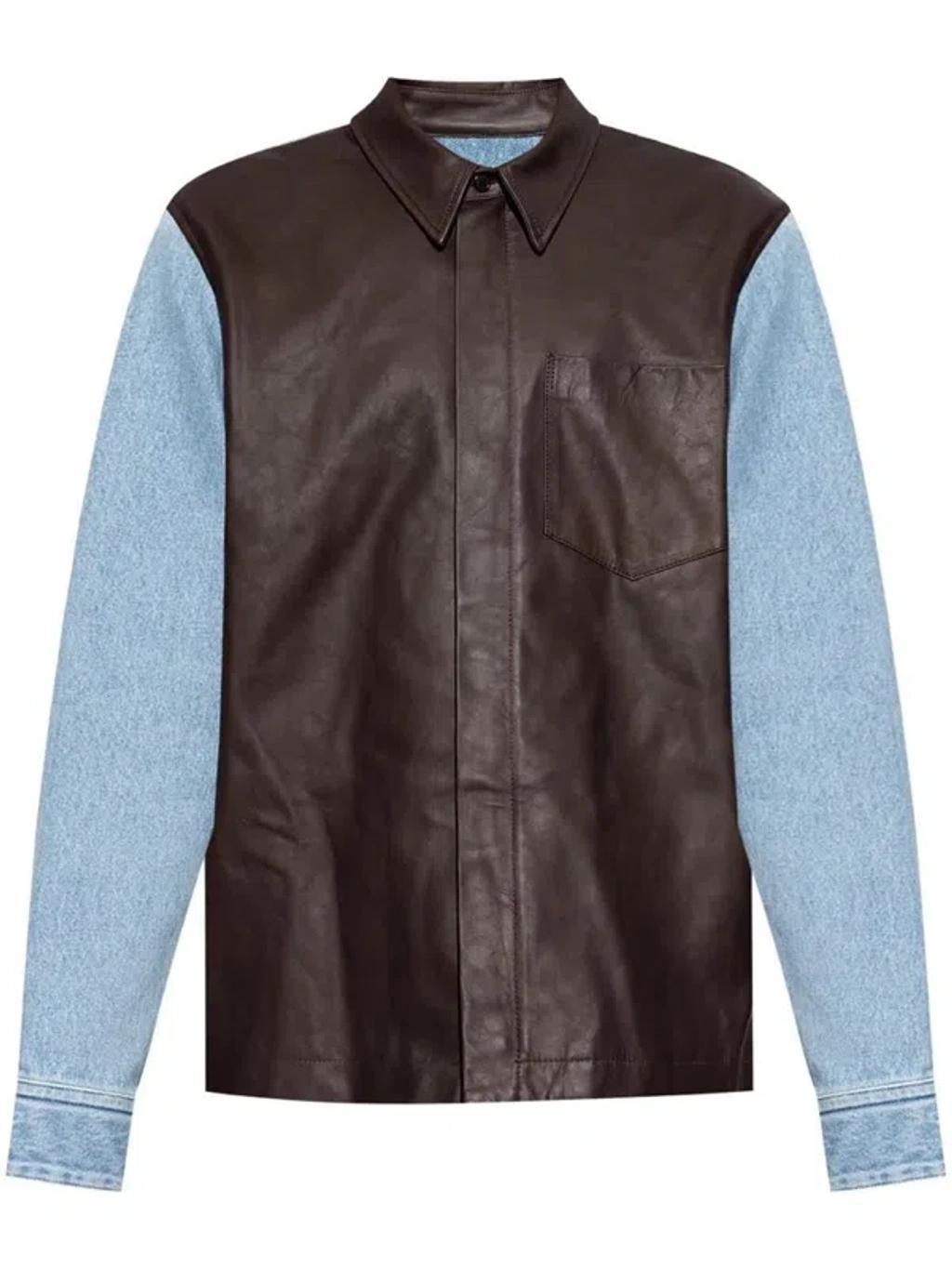 DRIES VAN NOTEN Lan 9370 M.l.shirt Dbrn In Brown Product Image