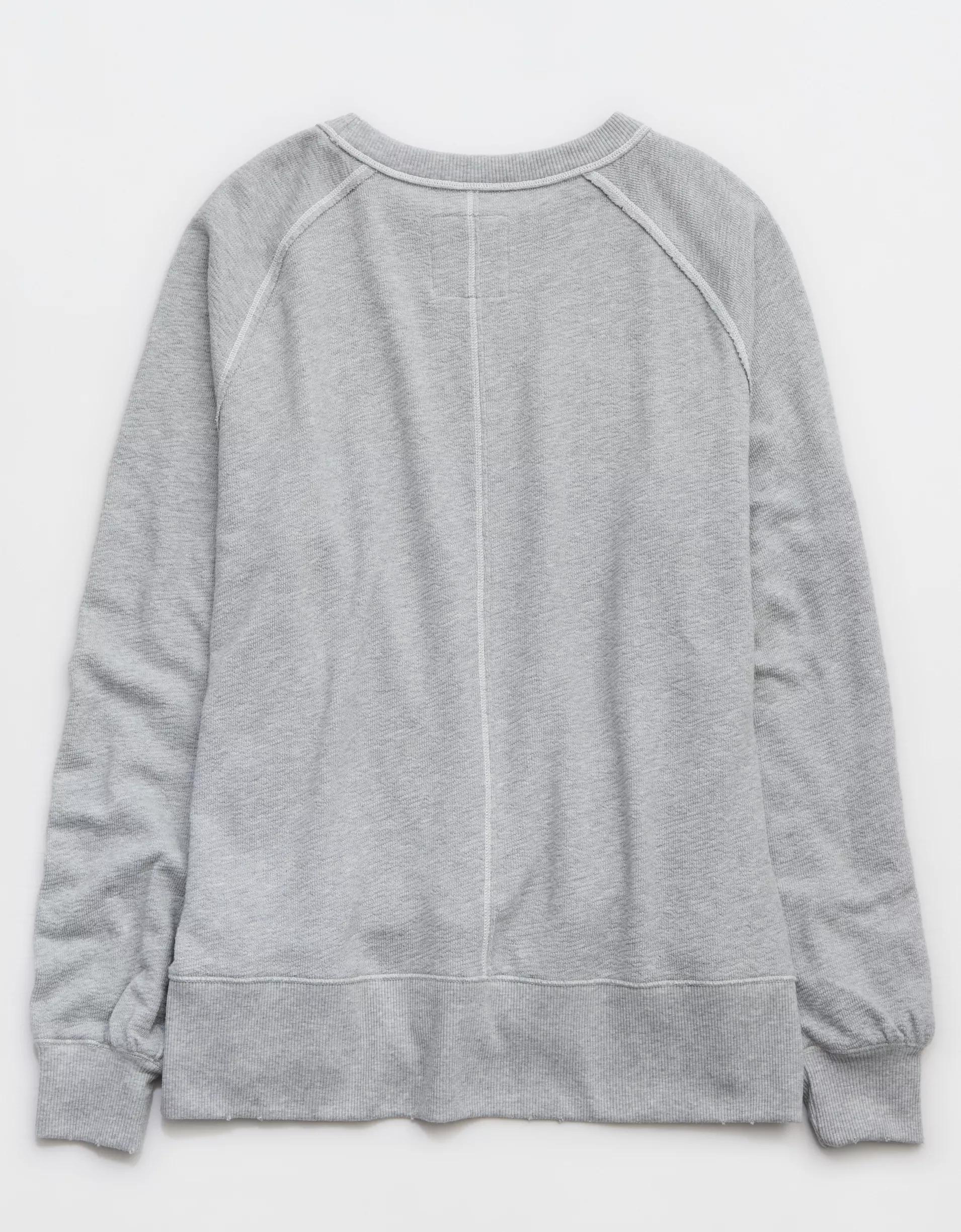 Aerie East West Crew Sweatshirt Product Image