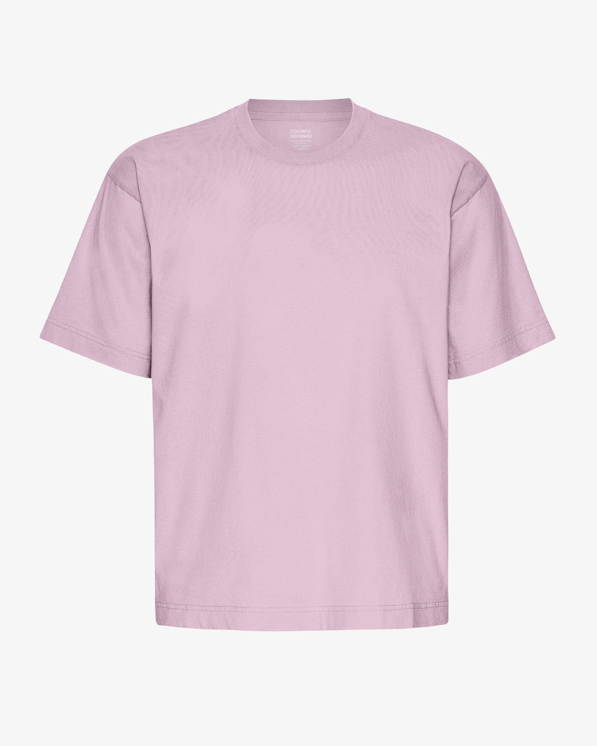 Oversized Organic T-Shirt - Soft Lavender Product Image