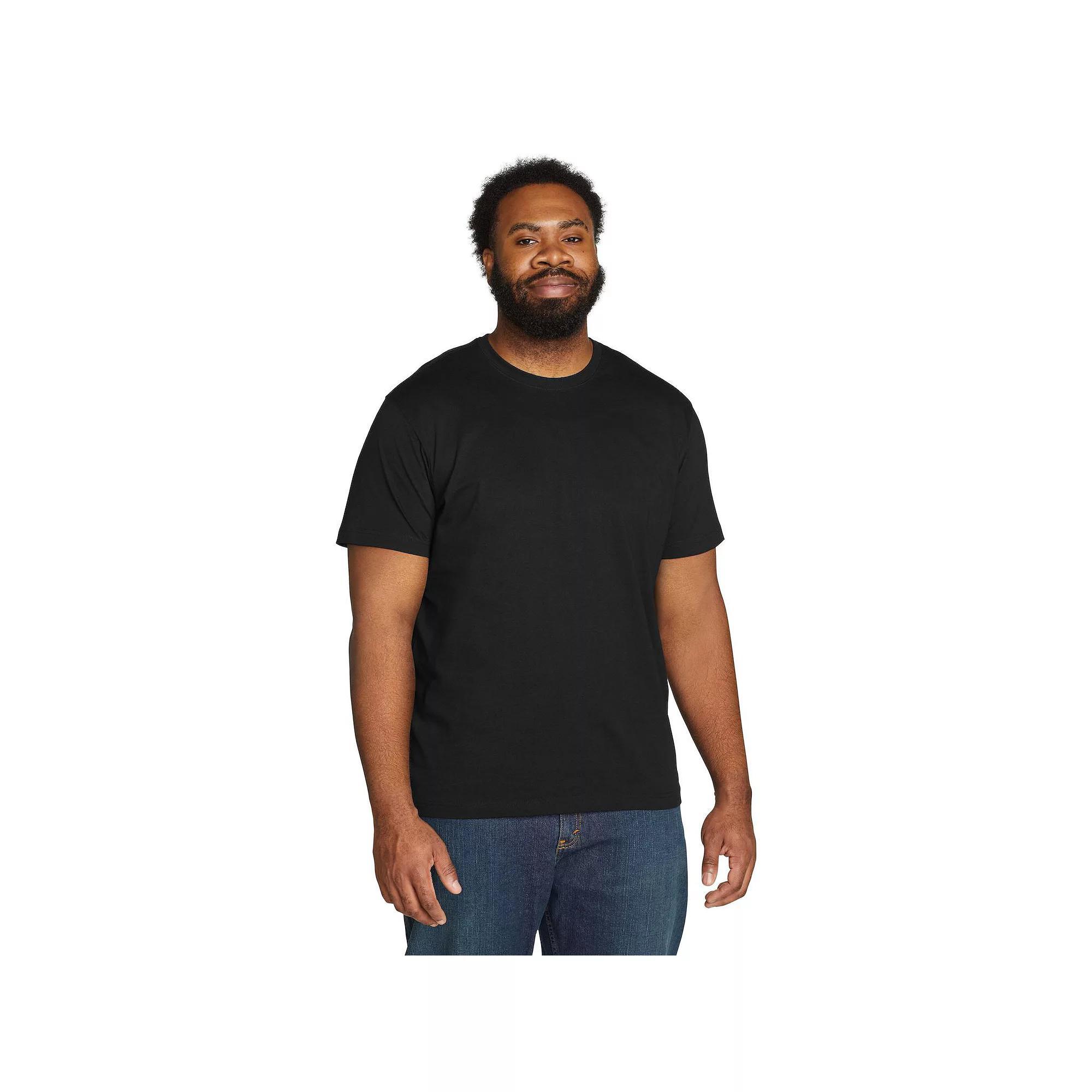 Big & Tall Eddie Bauer Short Sleeve Legend Wash T-Shirt, Men's, Size: 4XB, Black Product Image
