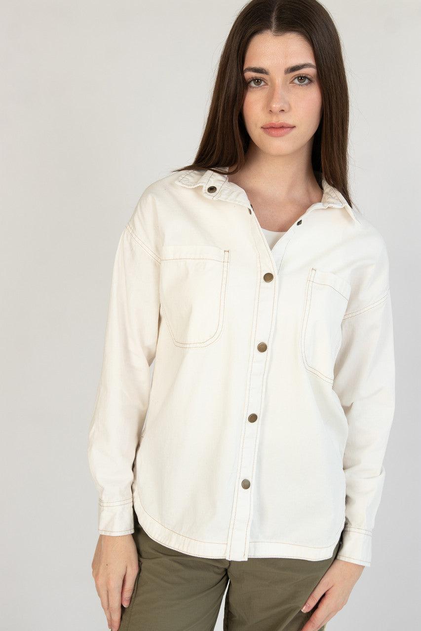 Twill Shacket Product Image