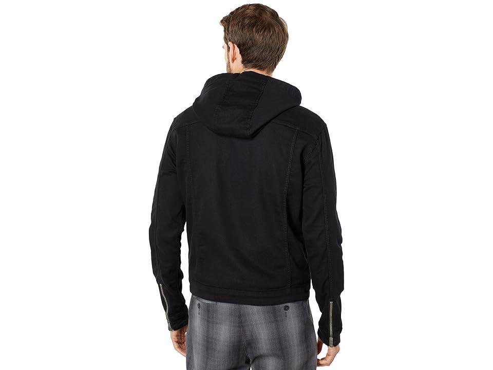 John Varvatos Star Usa Hooded Zip-Front Knit Jacket Product Image