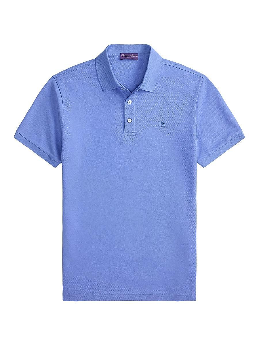 Mens Custom Slim-Fit Piqu Polo Shirt Product Image
