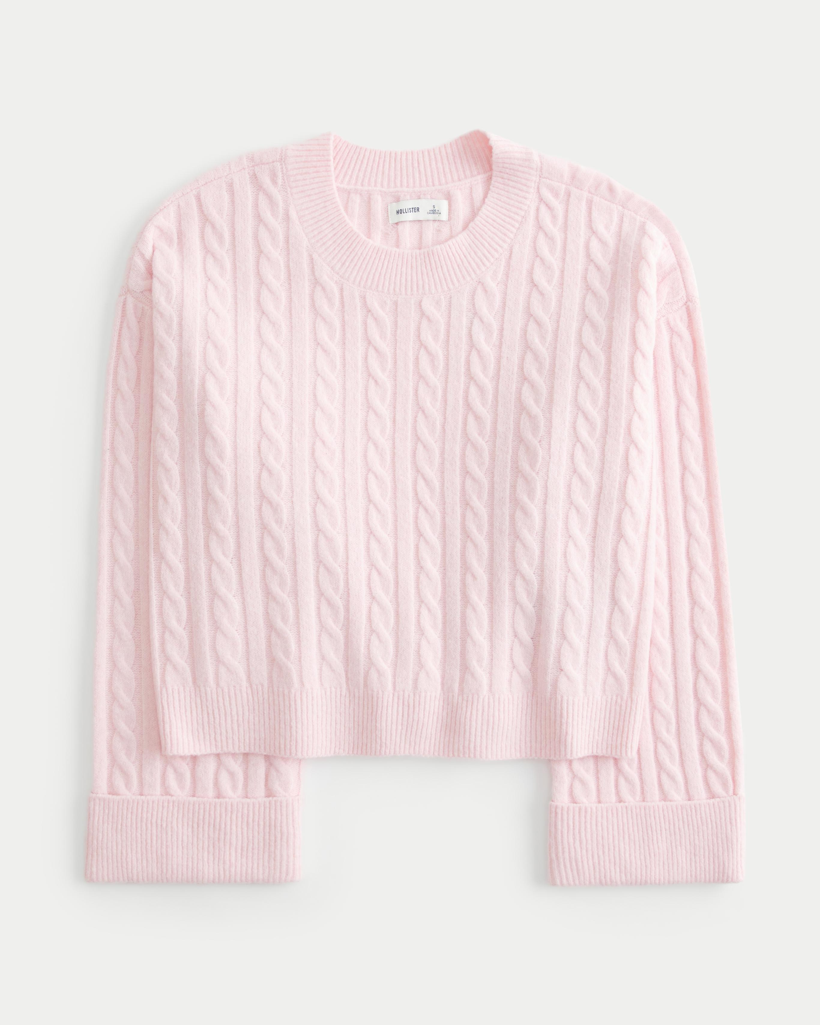 Hollister Comfy Cloud Cable-Knit Sweater Product Image