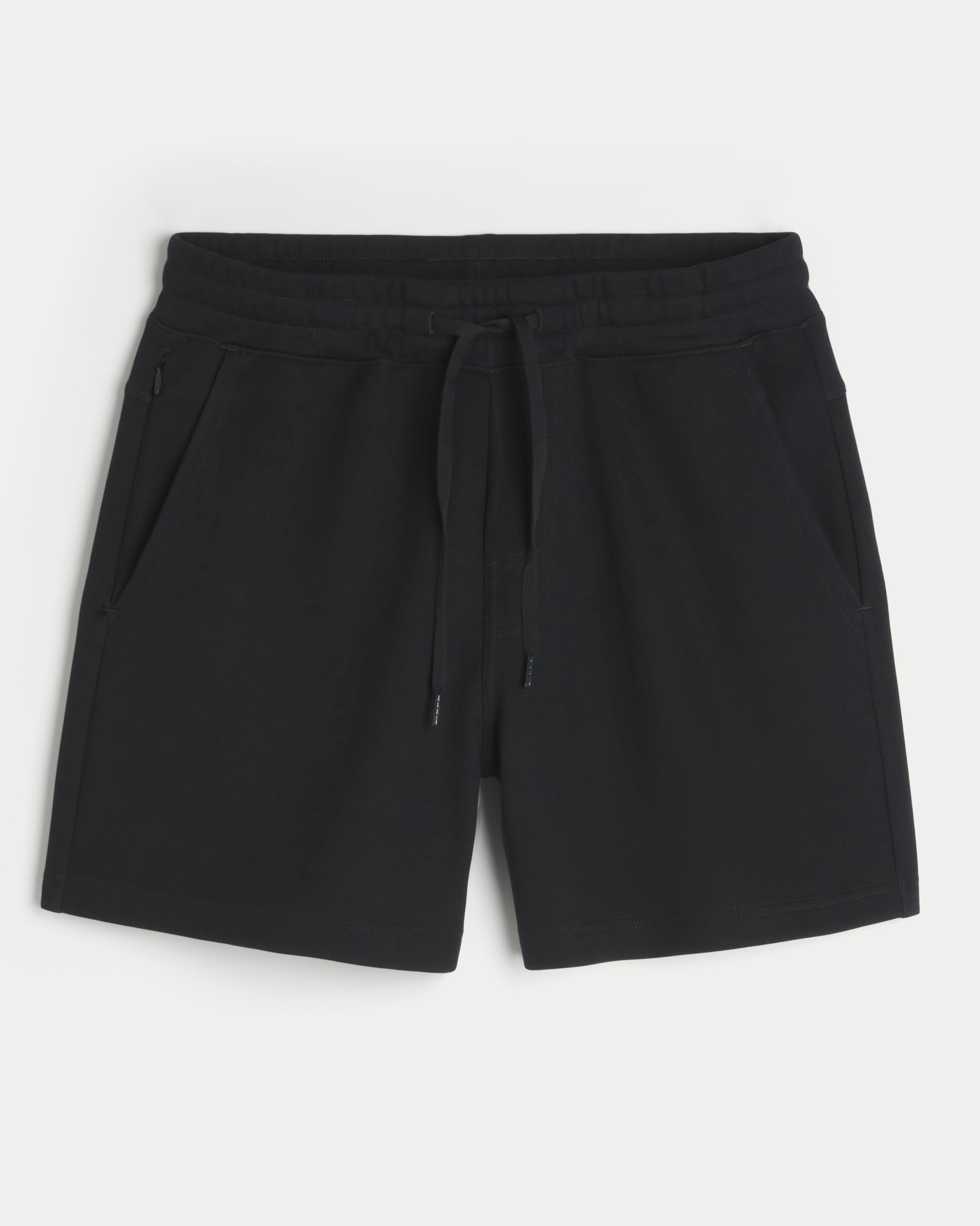 Mid-Thigh Cooling Fleece Shorts Product Image