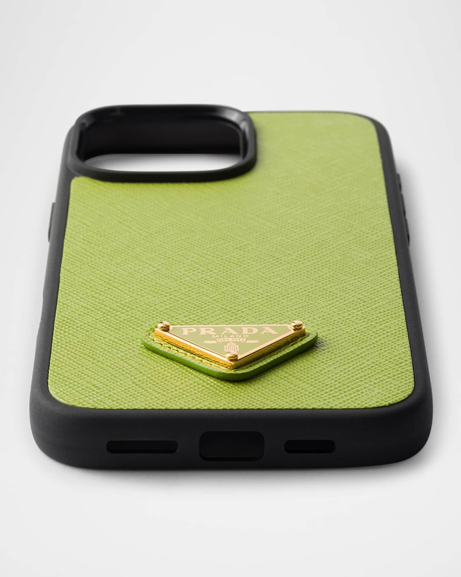 iPhone 16 Pro Max Saffiano Leather Case Product Image