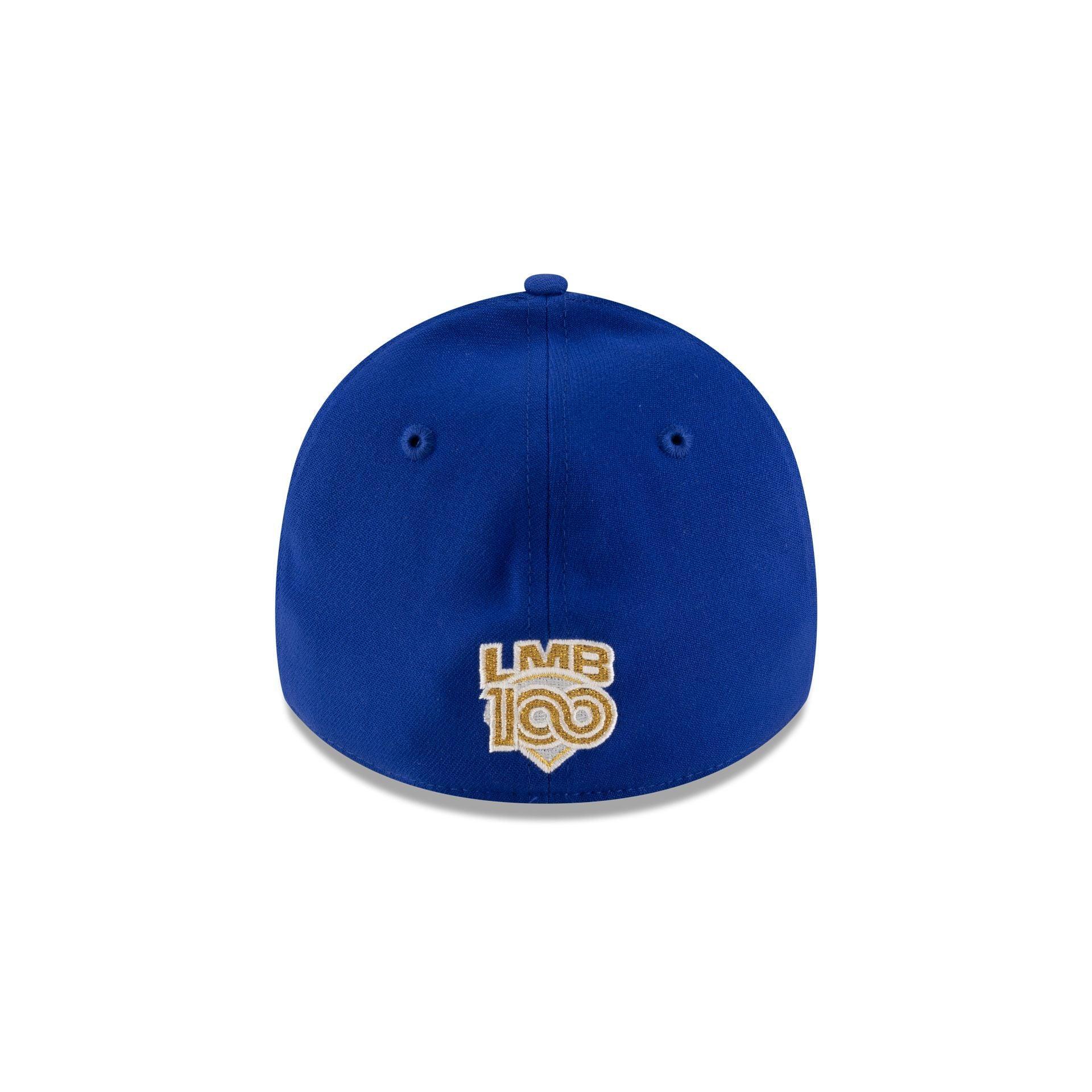 Bravos de León LMB 100th Anniversary Alt Blue 39THIRTY Stretch Fit Hat Male Product Image