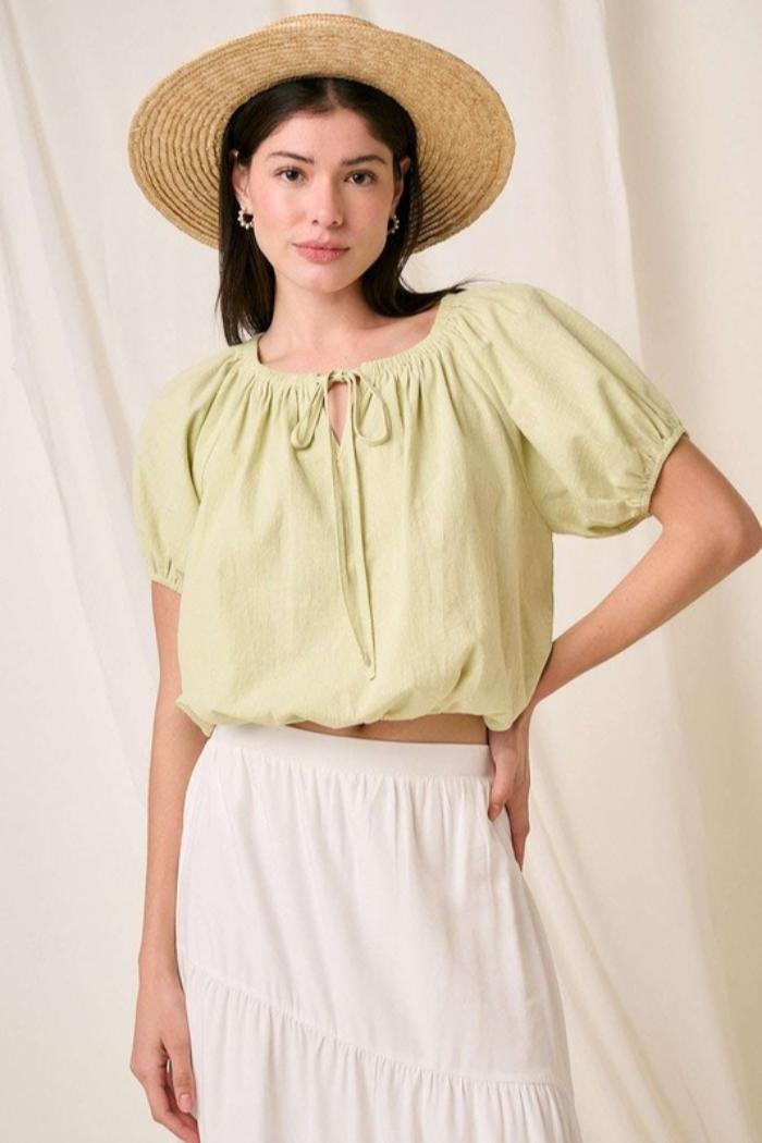 Short Sleeve Crop Top Product Image