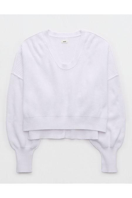 Aerie Beyond Cropped Sweater Women's Product Image