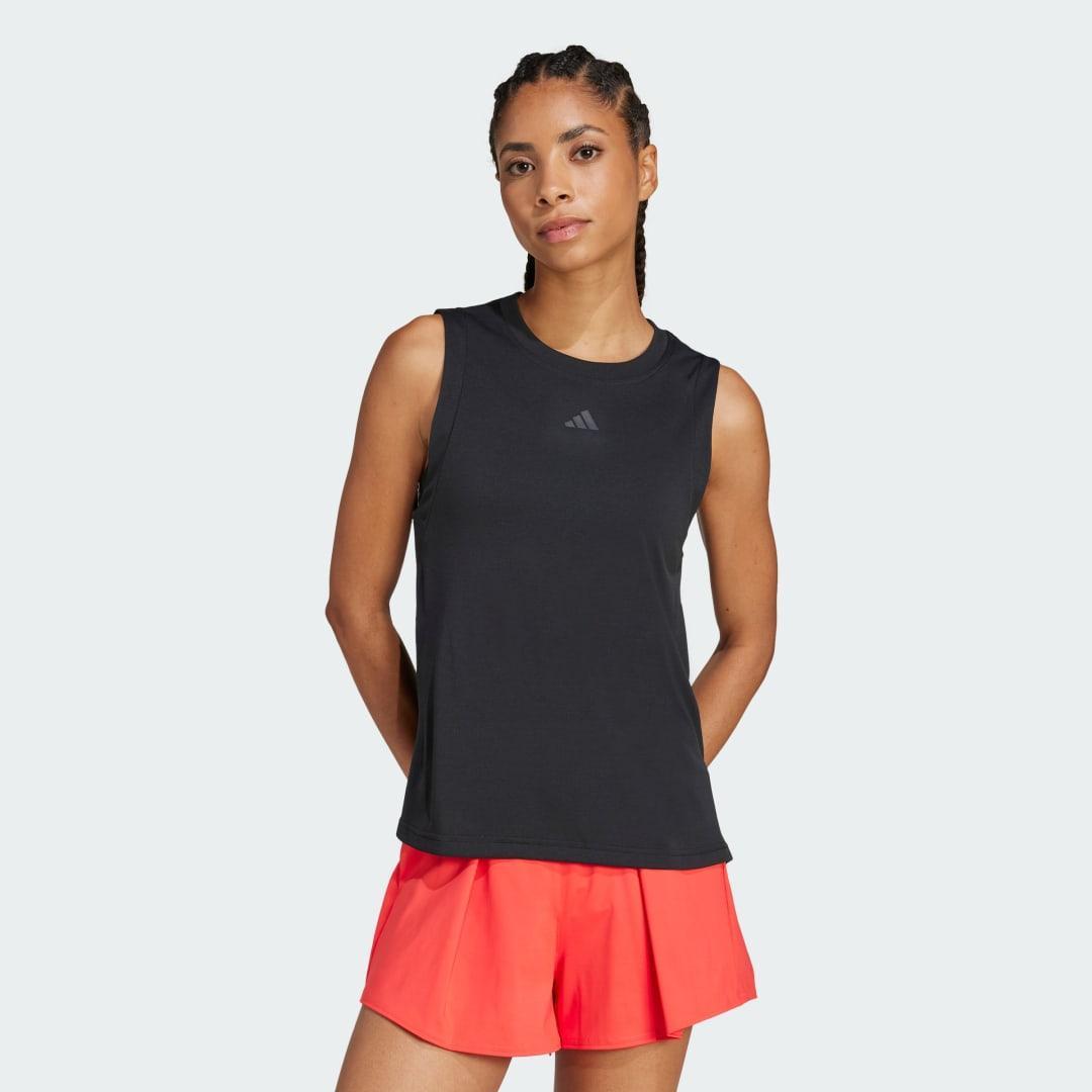 adidas Tennis Climacool+ Match Tank Top Aurora Plum XS Womens Product Image