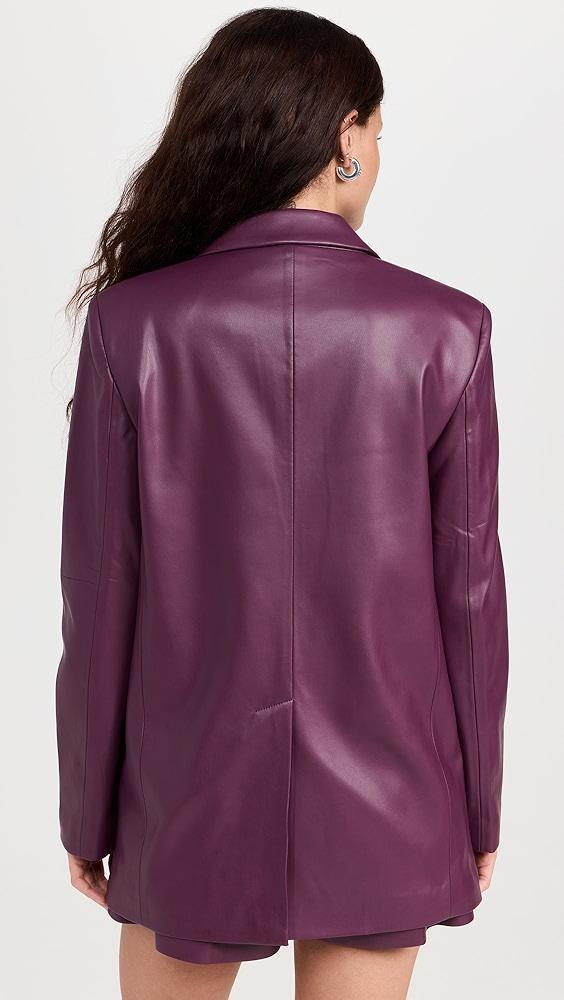 Susana Monaco Faux Leather Boyfriend Jacket | Shopbop Product Image