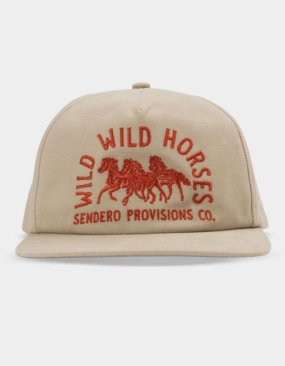 SENDERO PROVISIONS CO. Wild Wild Horses Snapback Hat Product Image