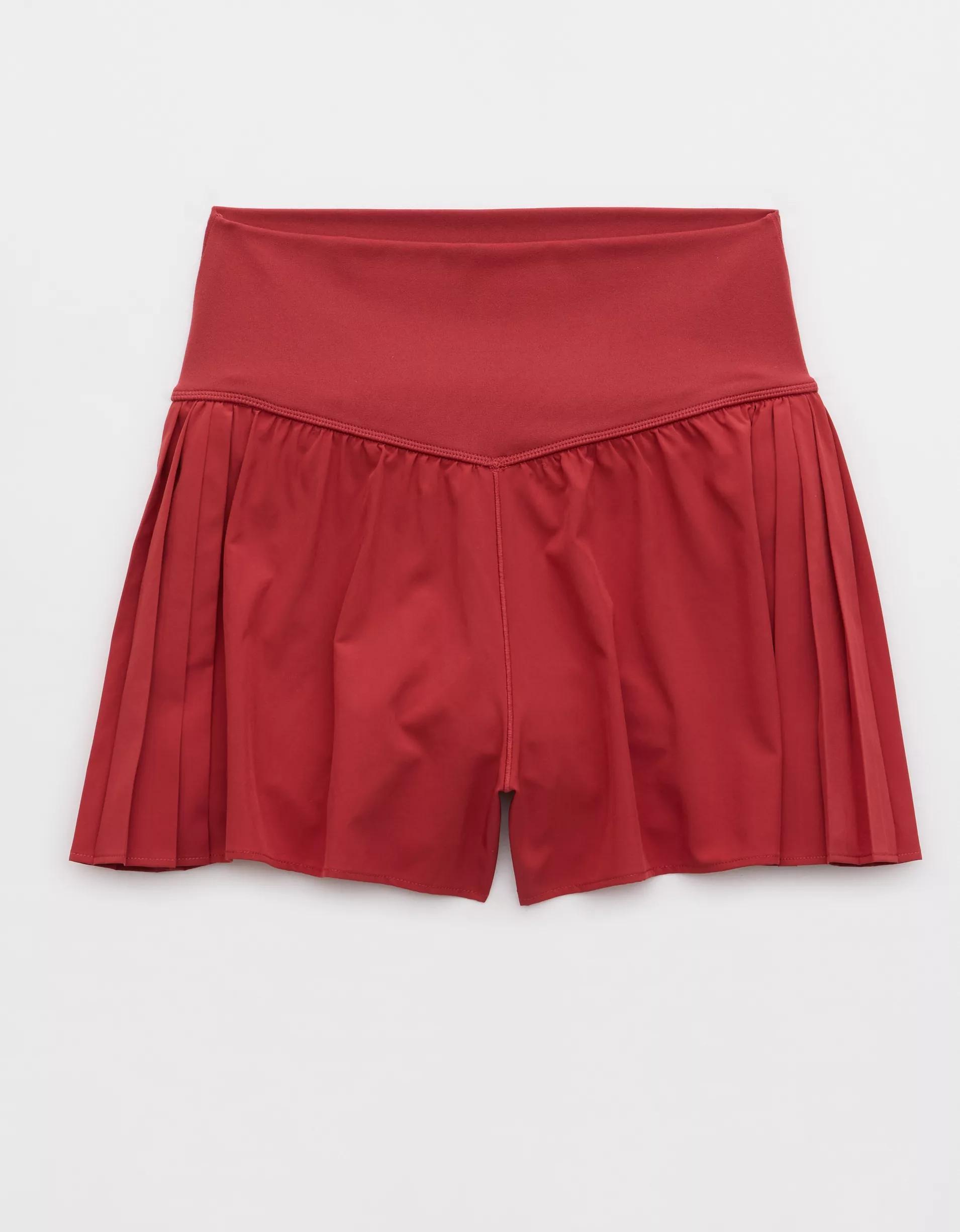 OFFLINE By Aerie Real Me Pleated Flowy Short Product Image