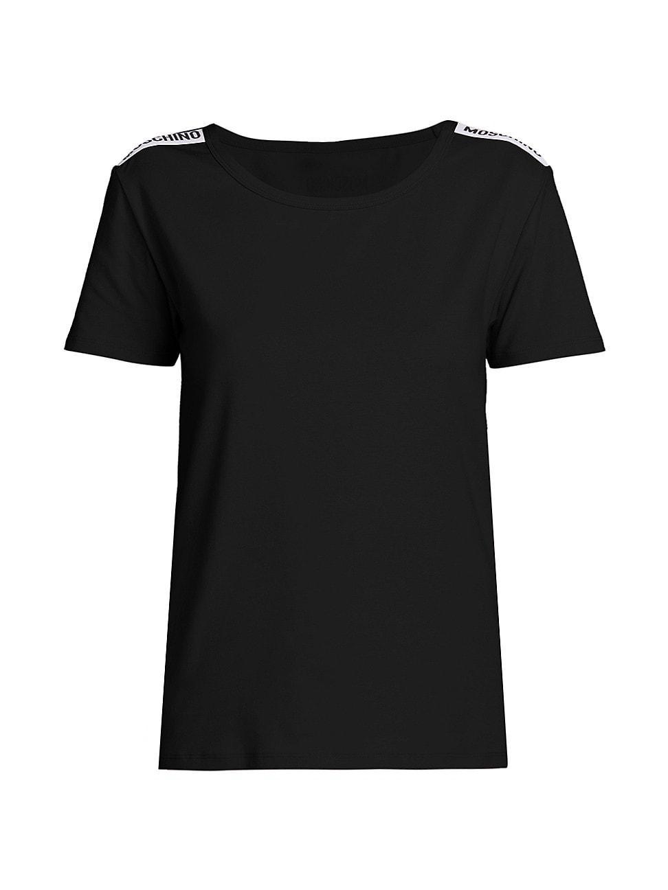 Womens Logo Shoulder T-Shirt Product Image