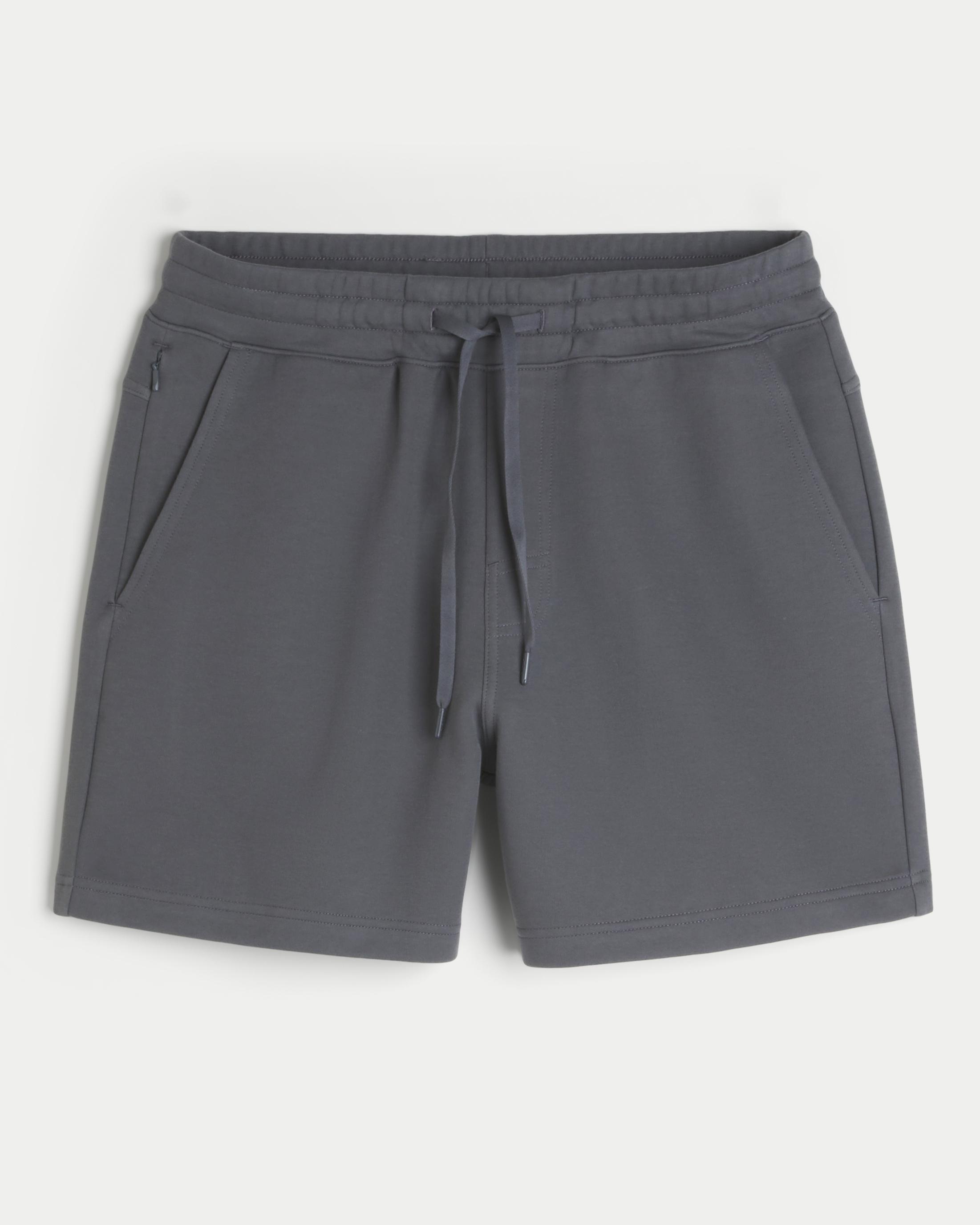 Mid-Thigh Cooling Fleece Shorts Product Image