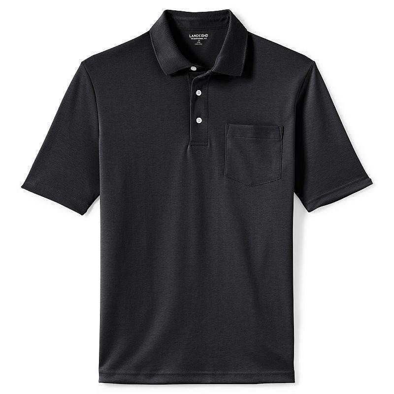 Mens Lands End Super Soft Supima Pocket Polo Product Image