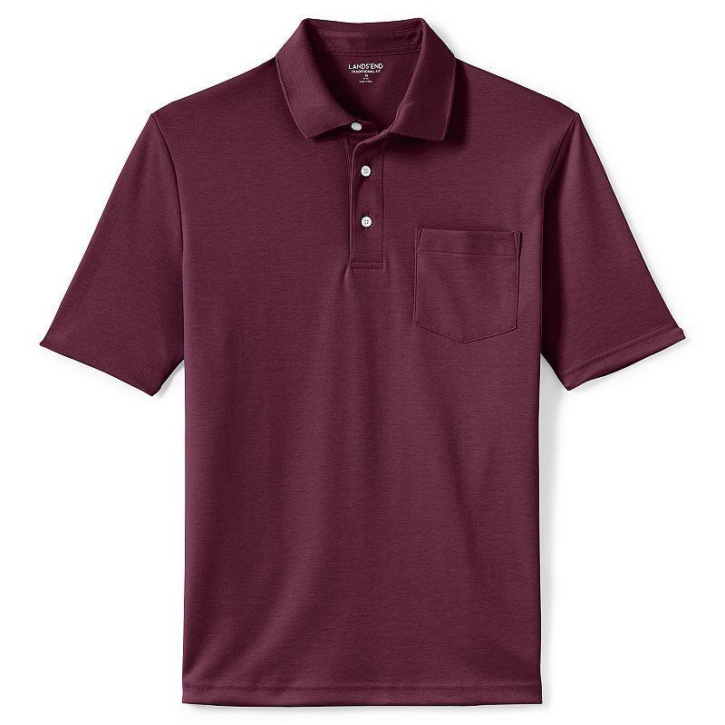 Mens Lands End Super Soft Supima Pocket Polo Product Image