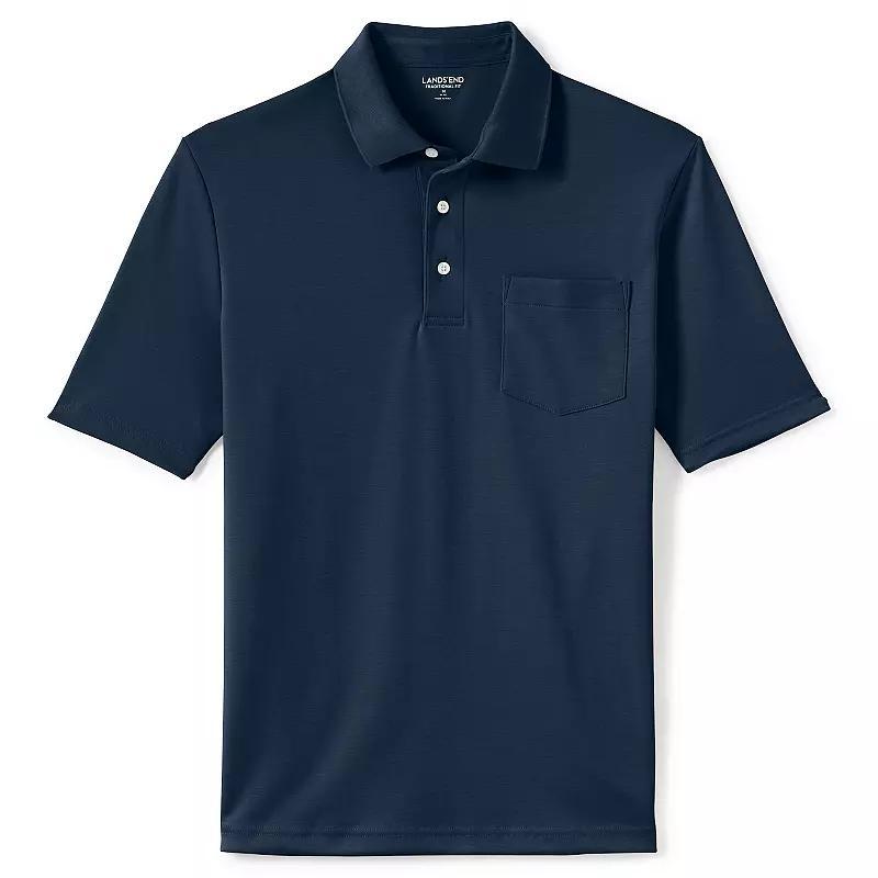 Mens Lands End Super Soft Supima Pocket Polo Product Image