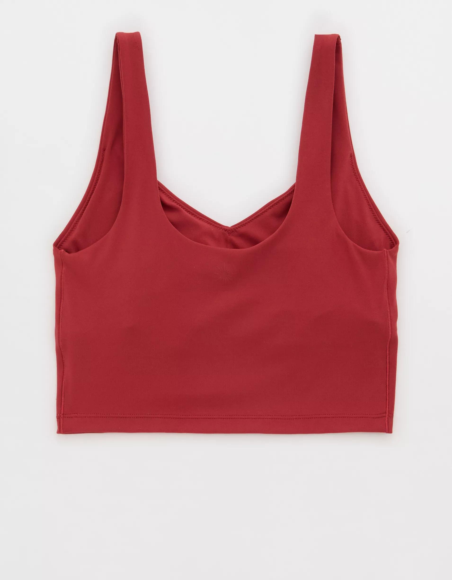 OFFLINE By Aerie Real Me Low Key Longline Sports Bra Product Image