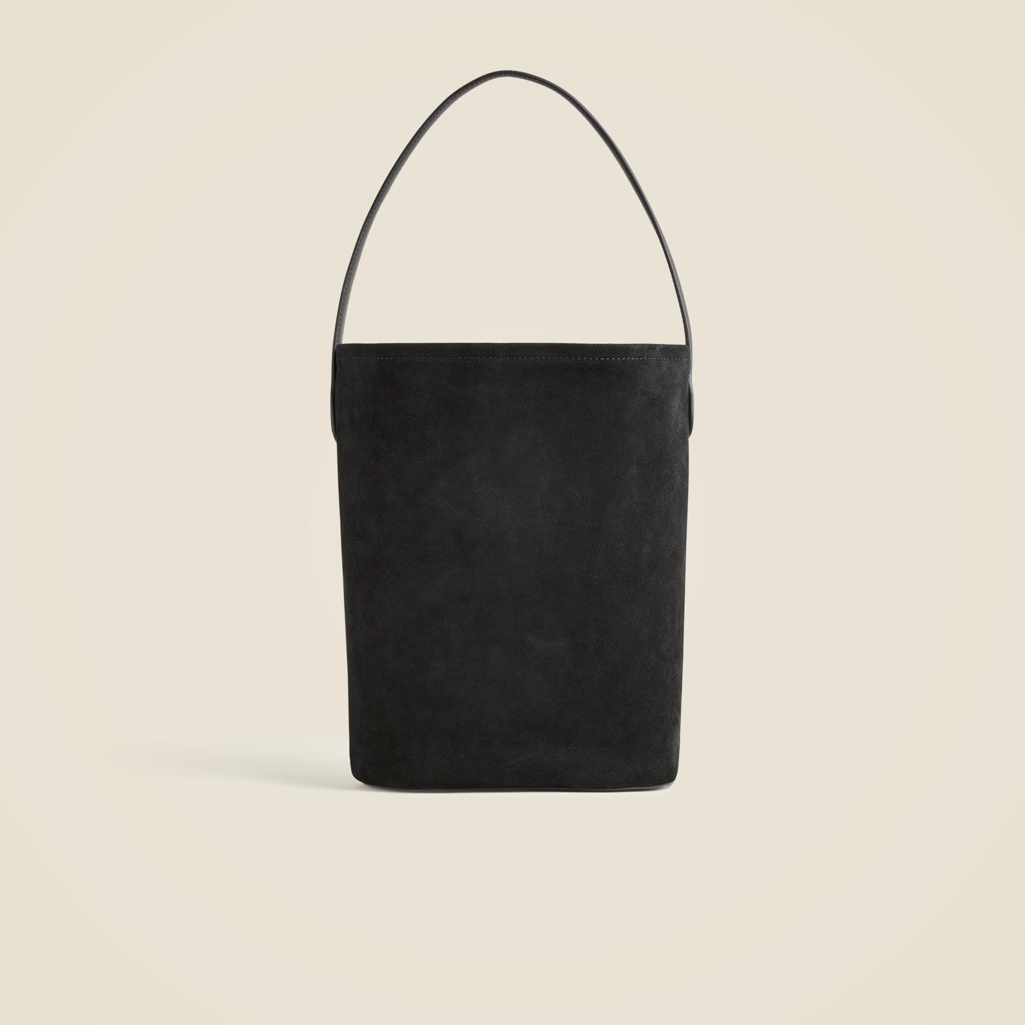 Berkeley bucket bag in leather and suede Product Image