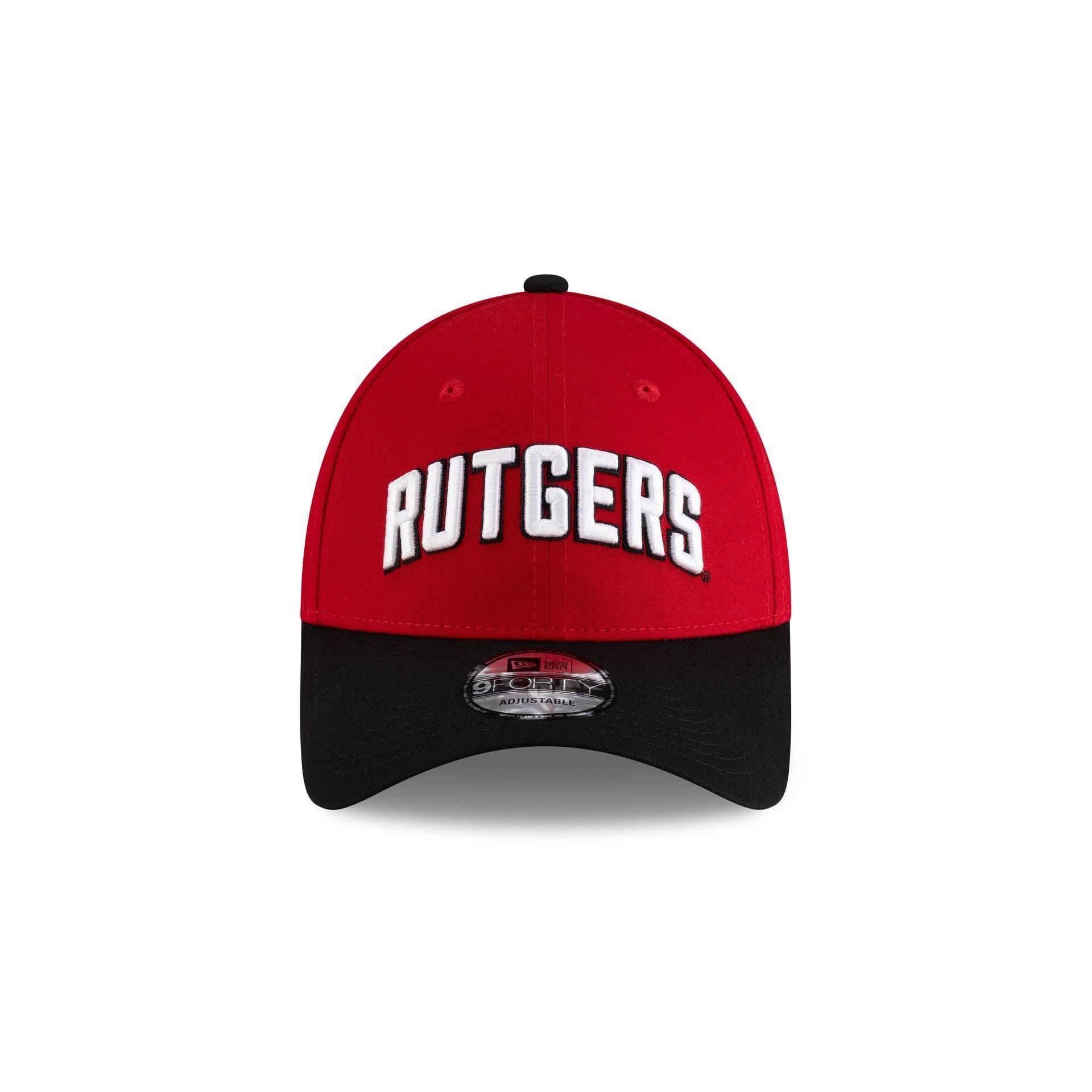 Rutgers Scarlet Knights Scarlet Black 9FORTY Snapback Hat Male Product Image