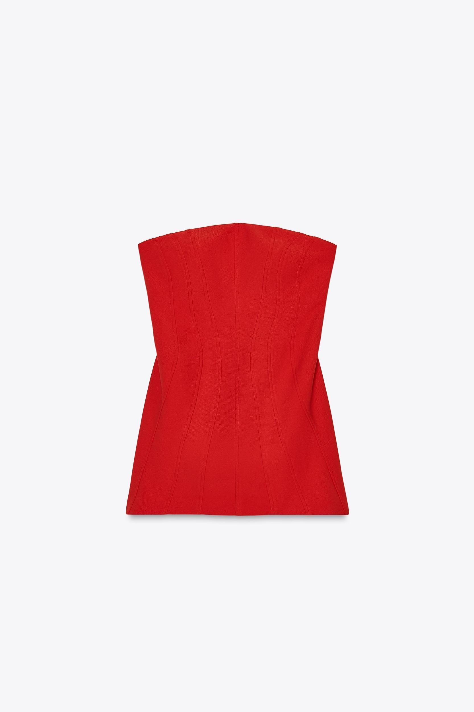 SHORT STRAPLESS DRESS Product Image