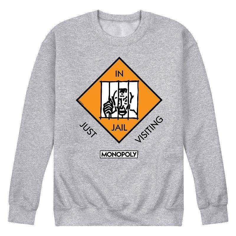 Mens Monopoly In Jail Just Visiting Fleece Sweatshirt Product Image