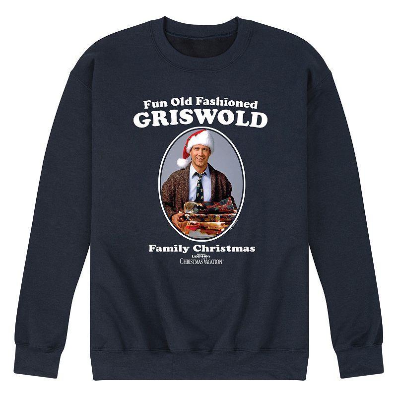 Men's National Lampoon's Christmas Vacation Fun Old Fashion Fleece Sweatshirt, Size: XL, Black Product Image