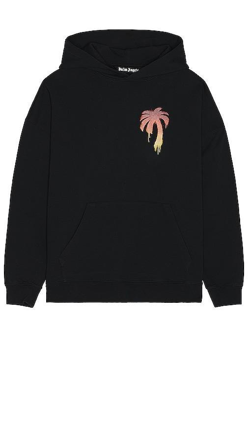 Palm Angels I Love PA Hoodie in Black. Size S. Product Image