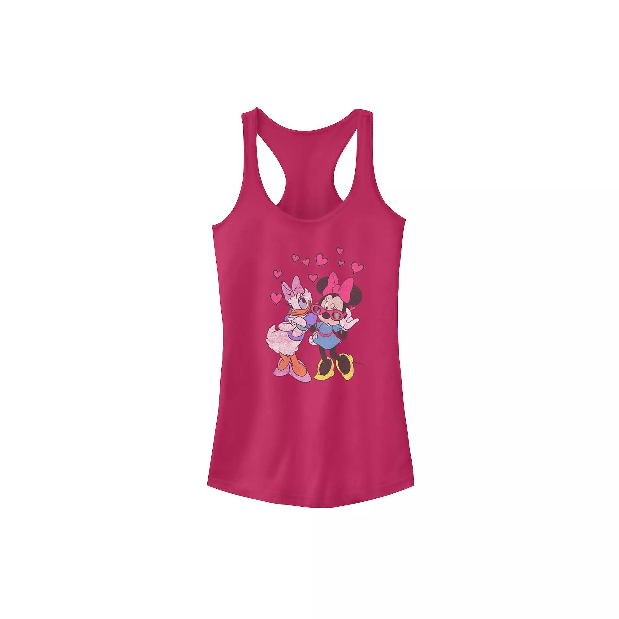 Juniors' Disney's Sleeping Beauty Maleficent Purple Hue Silhouette Tank Top, Girl's,  Product Image